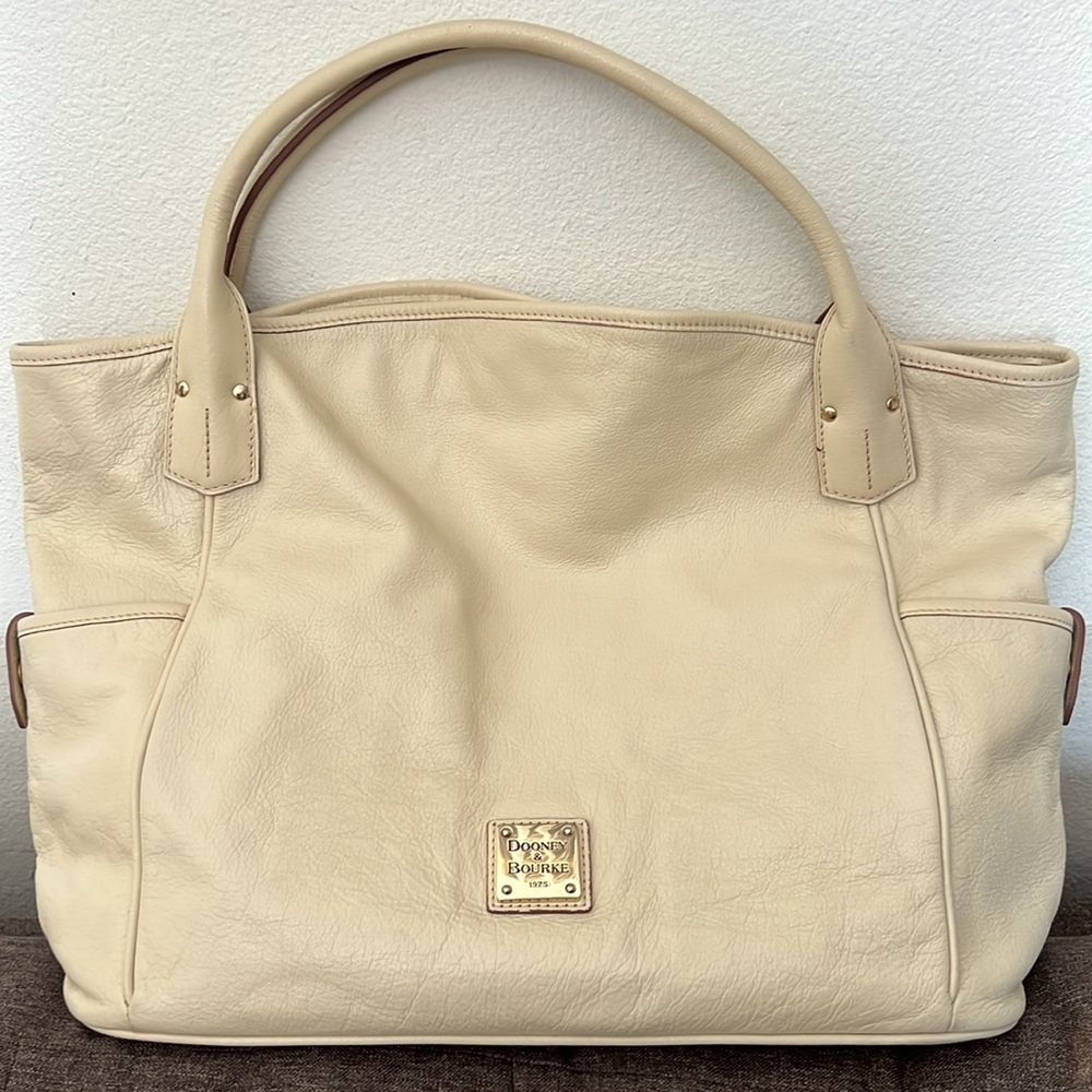 DOONEY BOURKE IVORY EXTRA LARGE TRAVEL TOTE